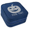 Halloween Pumpkin Travel Jewelry Boxes - Leather - Navy Blue - Angled View
