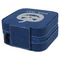 Halloween Pumpkin Travel Jewelry Boxes - Leather - Navy Blue - View from Rear