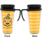 Halloween Pumpkin Travel Mug with Black Handle - Approval