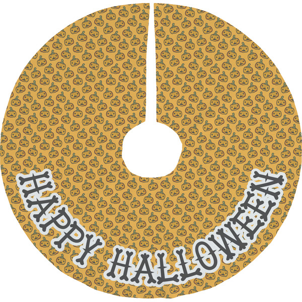 Custom Halloween Pumpkin Tree Skirt (Personalized)