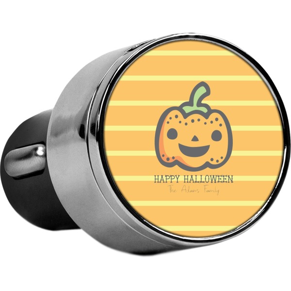 Custom Halloween Pumpkin USB Car Charger (Personalized)