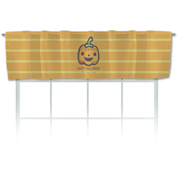 Custom Halloween Pumpkin Valance (Personalized)