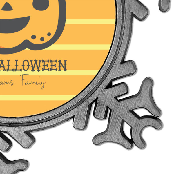 Halloween Pumpkin Vintage Snowflake - Detail