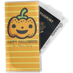 Halloween Pumpkin Travel Document Holder