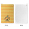 Halloween Pumpkin Waffle Weave Golf Towel - Approval