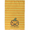 Halloween Pumpkin Waffle Weave Towel - Full Color Print - Approval Image