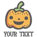 Halloween Pumpkin Graphic Decal - Small (Personalized)