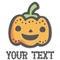 Halloween Pumpkin Graphic Decal - Small (Personalized)
