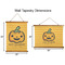 Halloween Pumpkin Wall Hanging Tapestries - Parent/Sizing