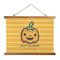 Halloween Pumpkin Wall Hanging Tapestry - Wide (Personalized)