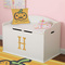 Halloween Pumpkin Wall Letter Decal Small on Toy Chest