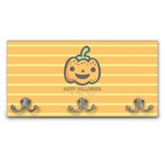 Halloween Pumpkin Wall Mounted Coat Rack (Personalized)
