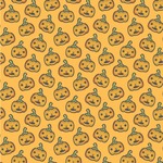 Halloween Pumpkin Wallpaper & Surface Covering (Water Activated 24"x 24" Sample)
