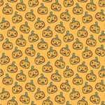 Halloween Pumpkin Wallpaper & Surface Covering (Water Activated 24"x 24" Sample)
