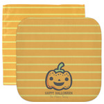Halloween Pumpkin Facecloth / Wash Cloth (Personalized)