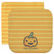 Halloween Pumpkin Washcloth / Face Towels