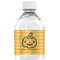 Halloween Pumpkin Water Bottle Label - Single Front