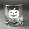 Halloween Pumpkin Whiskey Glass - Front/Approval