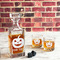 Halloween Pumpkin Whiskey Glass - In Context