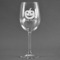 Halloween Pumpkin Wine Glass - Engraved (Personalized)
