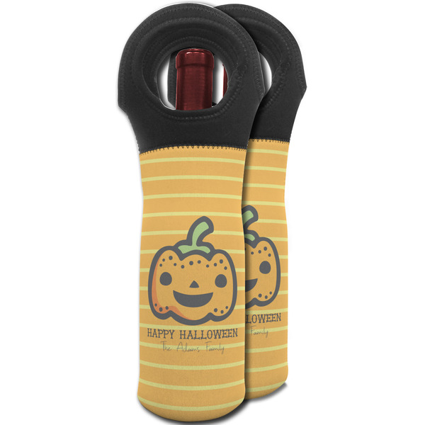 Halloween Pumpkin Wine Tote Bag - MAIN