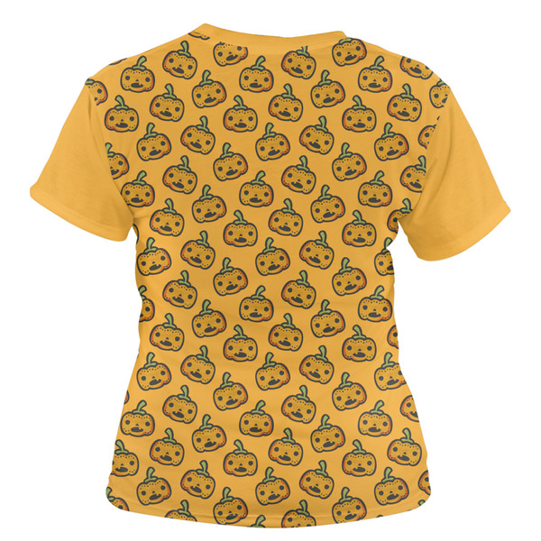 Halloween Pumpkin Women's T-shirt Back