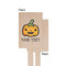 Halloween Pumpkin Wooden 6.25" Stir Stick - Rectangular - Single - Front & Back