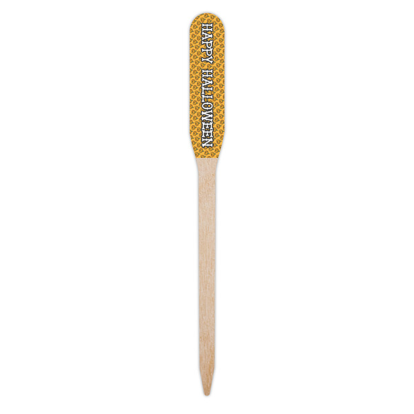 Halloween Pumpkin Wooden Food Pick - Paddle - Single Pick