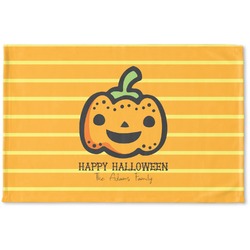 Halloween Pumpkin Woven Mat (Personalized)