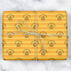 Halloween Pumpkin Wrapping Paper (Personalized)