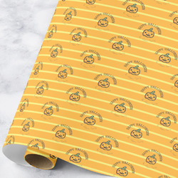 Halloween Pumpkin Wrapping Paper Roll - Large (Personalized)