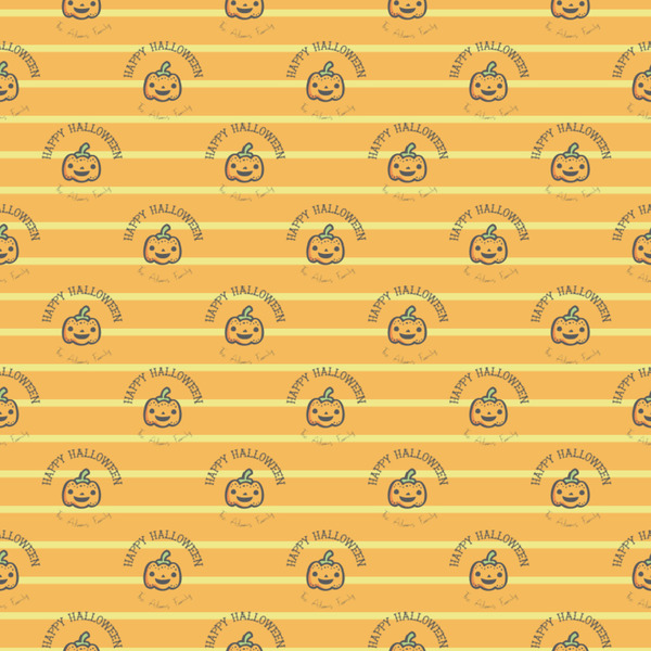 Halloween Pumpkin Wrapping Paper Square