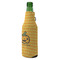 Halloween Pumpkin Zipper Bottle Cooler - ANGLE (bottle)