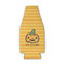 Halloween Pumpkin Zipper Bottle Cooler - Set of 4 - FRONT