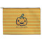 Halloween Pumpkin Zipper Pouch Large (Front)