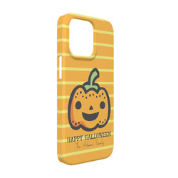 Halloween Pumpkin iPhone Case - Plastic - iPhone 13 Pro (Personalized)