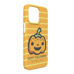 Halloween Pumpkin iPhone Case - Plastic - iPhone 13 Pro Max (Personalized)