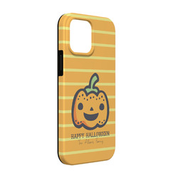 Halloween Pumpkin iPhone Case - Rubber Lined - iPhone 13 Pro (Personalized)