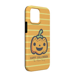 Halloween Pumpkin iPhone Case - Rubber Lined - iPhone 13 (Personalized)