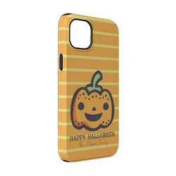 Halloween Pumpkin iPhone Case - Rubber Lined - iPhone 14 Pro (Personalized)