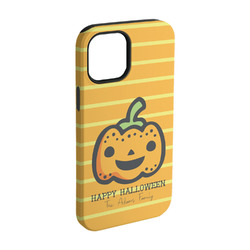 Halloween Pumpkin iPhone Case - Rubber Lined - iPhone 15 Pro (Personalized)