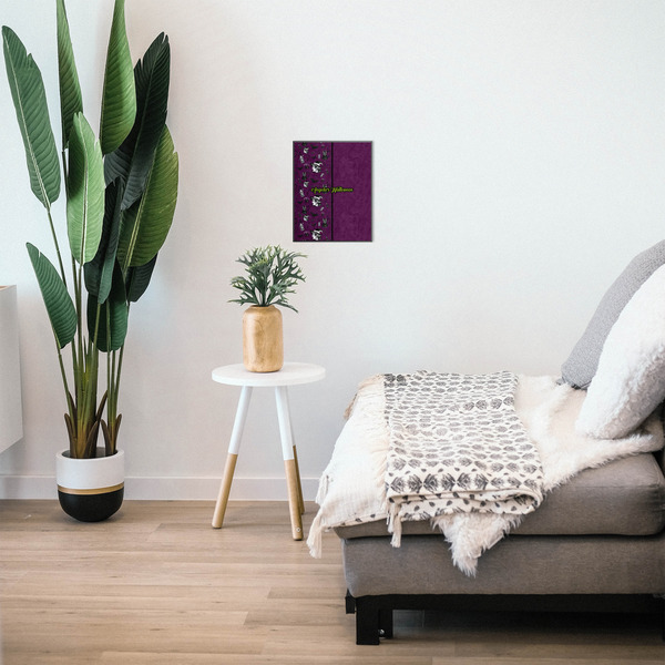 Witches On Halloween 11x14 Wood Print - In Context