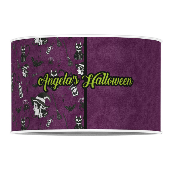 Witches On Halloween 12" Drum Lampshade - FRONT (Poly Film)