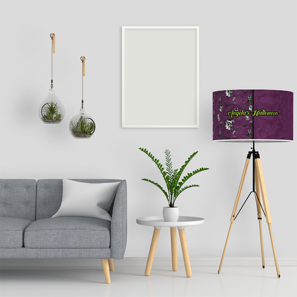 Witches On Halloween 12" Drum Lampshade - LIFESTYLE