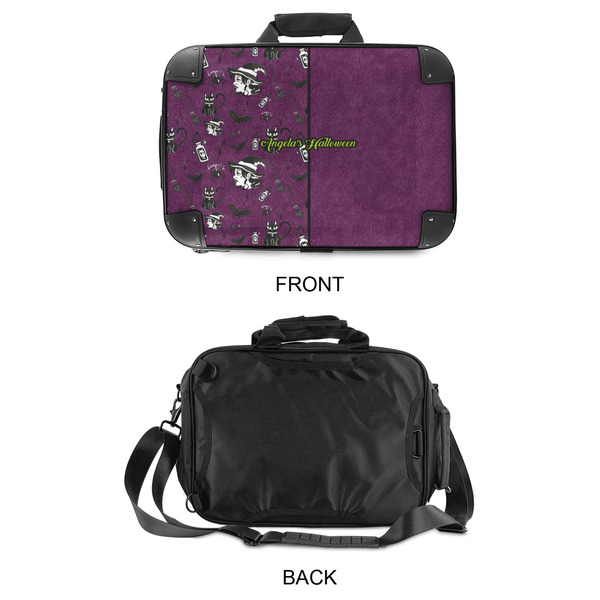 Witches On Halloween 15" Hard Shell Briefcase - APPROVAL