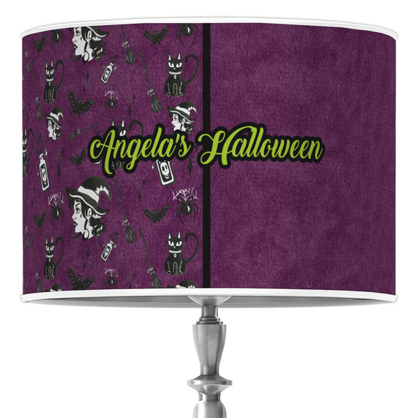 Custom Witches On Halloween Drum Lamp Shade (Personalized)