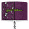 Witches On Halloween 16" Drum Lampshade - ON STAND (Poly Film)