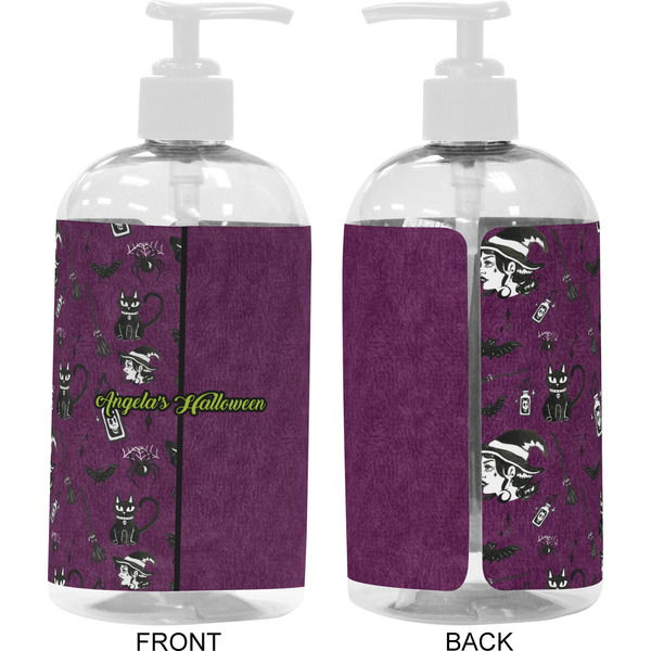Witches On Halloween 16 oz Plastic Liquid Dispenser- Approval- White