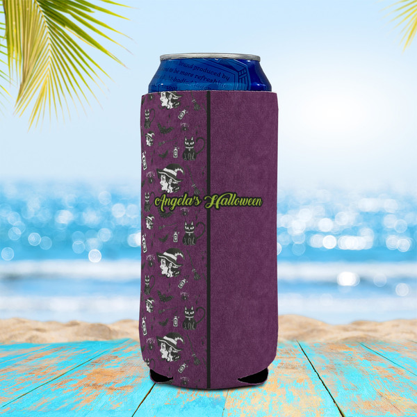 Witches On Halloween 16oz Can Sleeve - LIFESTYLE