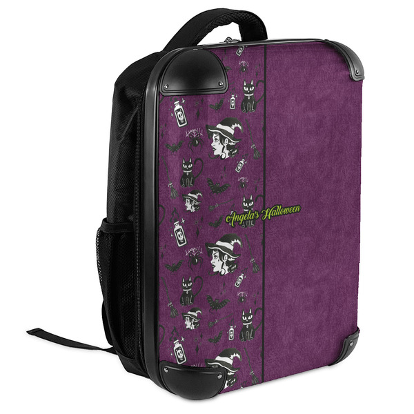 Witches On Halloween 18" Hard Shell Backpacks - ANGLED VIEW